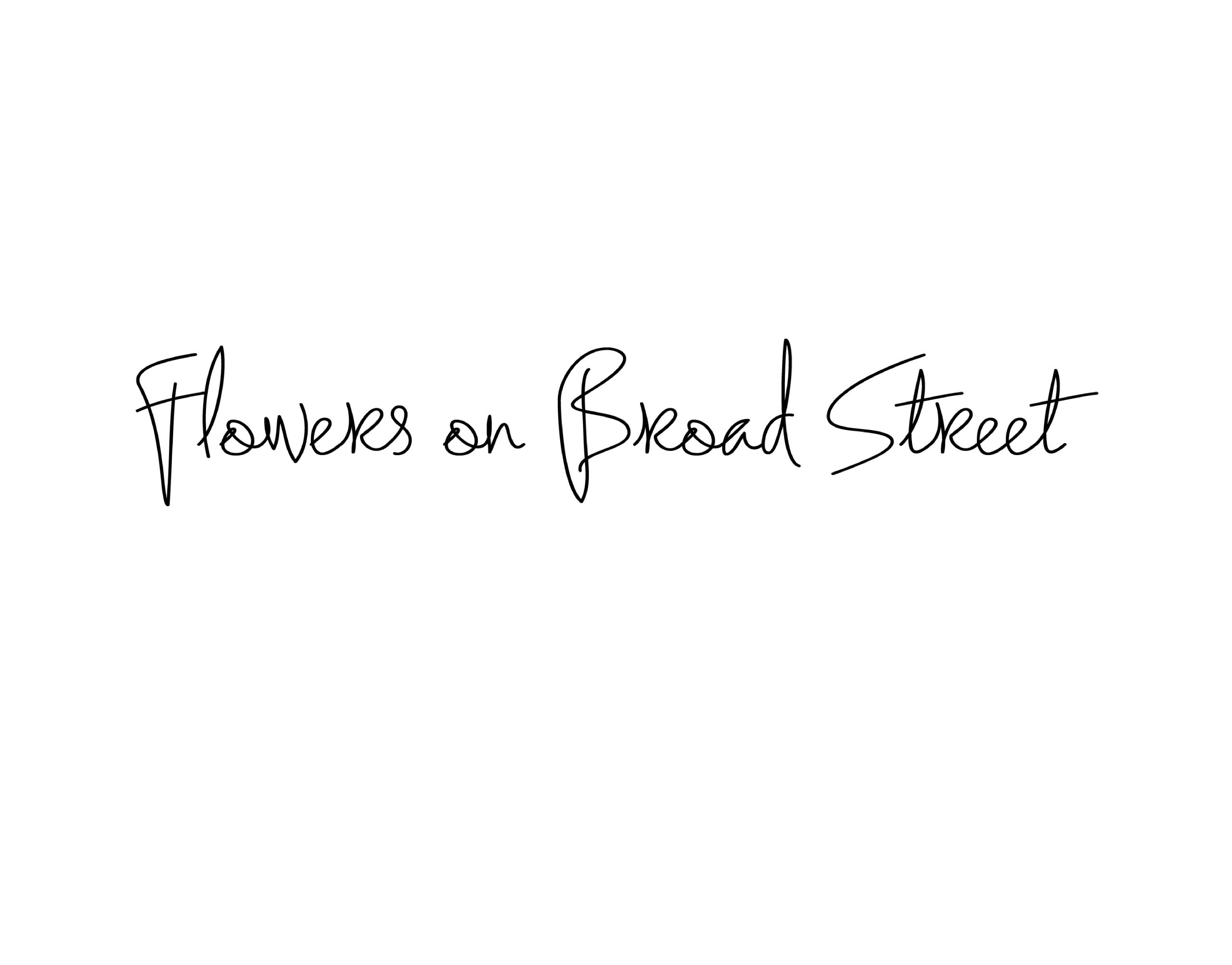 Flowers on Broad Street